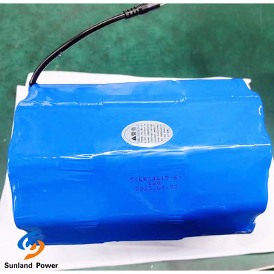 LiSOCl2-Batterie Primärbatterie ER34615 5S6P 18V 95Ah mit Umgebungstemperaturbereich von -55°C bis 85°C